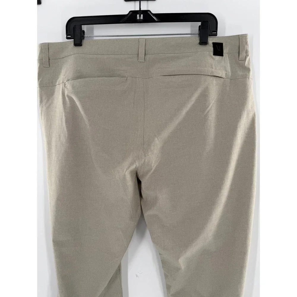 Vuori Meta Pant Khaki Tan Mens Size 38 Performance‎ Chino Trousers V431